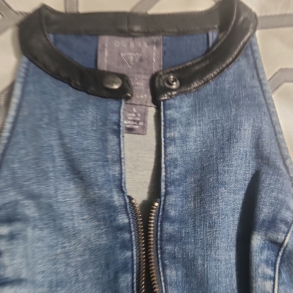 Guess Denim Overalls with Black Trim